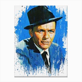 Frank Sinatra Potrait Canvas Print