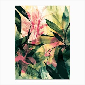 Abstract Floral Painting 14 Canvas Print