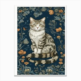 William Morris Cat 1 Canvas Print