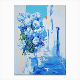 Blue Roses 5 Canvas Print