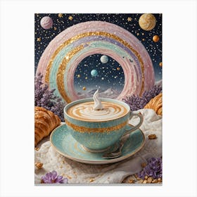 Cosmic Latte Canvas Print