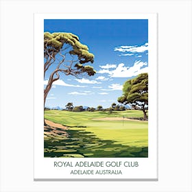 Royal Adelaide Golf Club   Adelaide Australia 3 Canvas Print