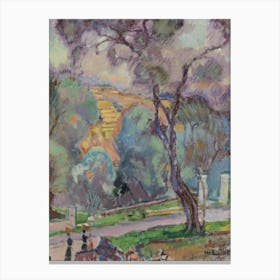 Park View From San Remo, 1913, By Magnus Enckell Canvas Print