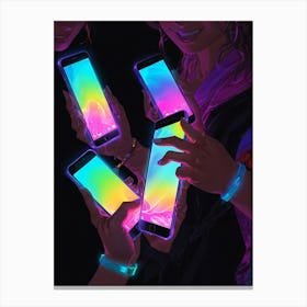 Glow In The Dark 3 Canvas Print