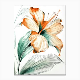 Orange Lily Canvas Print