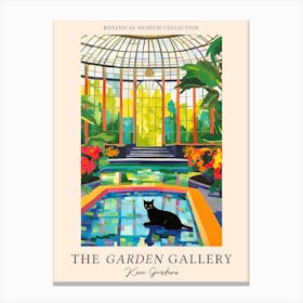 The Garden Gallery, Kew Gardens United Kingdom, Cats Matisse Style 3 Canvas Print