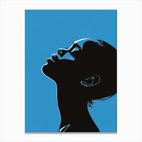 Silhouette Of A Woman 31 Canvas Print