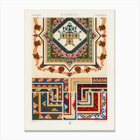 Byzantine Pattern, Albert Racine Canvas Print