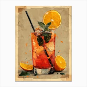 Tequila Cocktail 3 Canvas Print