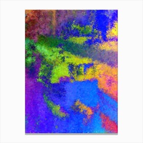 Rainbow Grunge Canvas Print
