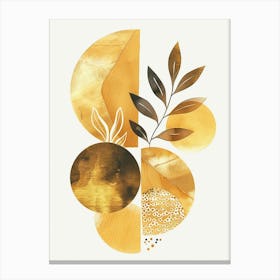 Gold Abstract Painting 11 Canvas Print