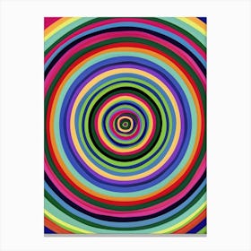 Psychedelic Spiral Canvas Print