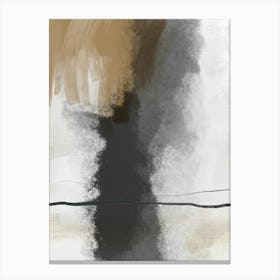 Modern Neutral Abstract 3 Canvas Print