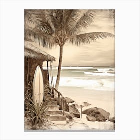 Bohemian Art Of Tulum Beach, Riviera Maya Mexico 1 Canvas Print