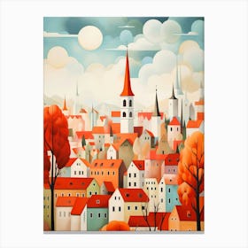 Autumn City Canvas Print