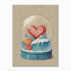 Snow Globe 1 Canvas Print