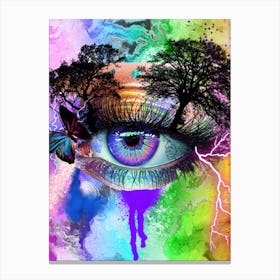 Rainbow Eye 1 Canvas Print