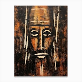 African Africa Face Canvas Print