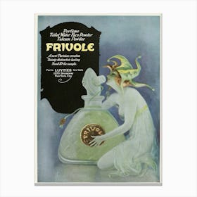 Frivole Purfume Advert Canvas Print