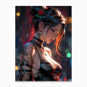 Anime Girl 5 Canvas Print