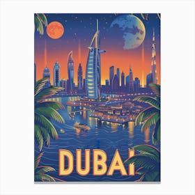 Dubai Skyline Canvas Print