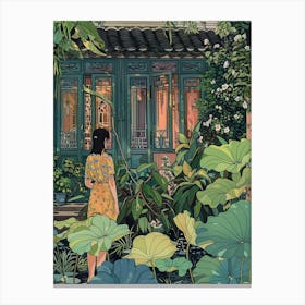 In The Garden Yuyuan Garden China 1 Canvas Print