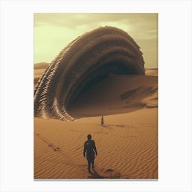Dune Sand Desert Building 12 Canvas Print