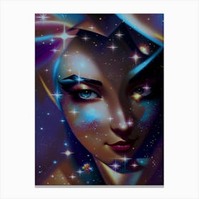 Galaxy Girl 3 Canvas Print