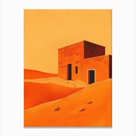 House In The Desert 4 Canvas Print