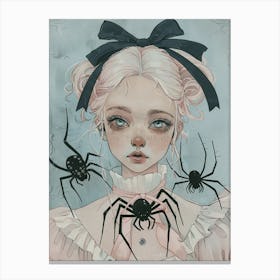 Cute Spiders Canvas Print