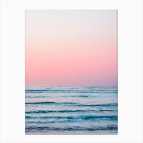 Anjuna Beach, Goa, India Pink Photography 1 Canvas Print