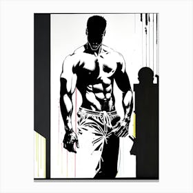 Muscular Man 3 Canvas Print