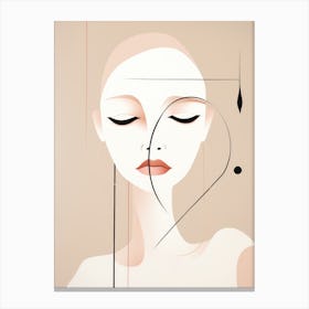 Abstract Of A Woman 12 Canvas Print