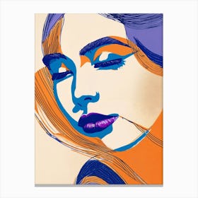 Portrait Of A Woman 49 Canvas Print