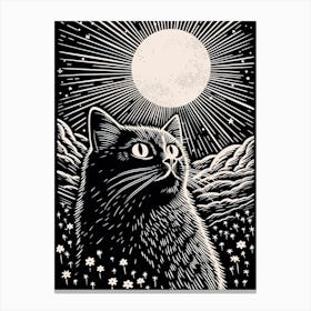 Quantum Purrplexion, Psychedelic Cats series Canvas Print