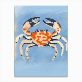 Ruby crab Canvas Print