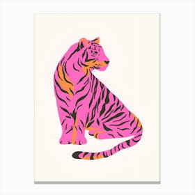 Pink Tiger Canvas Print