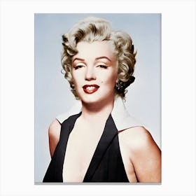 Actress Marilyn Monroe Canvas Print