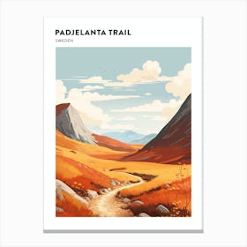 Padjelanta Trail Sweden 4 Hiking Trail Landscape Poster Canvas Print