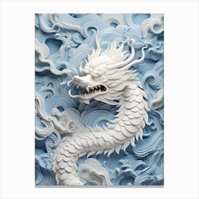 Dragon In The Clouds Canvas Print