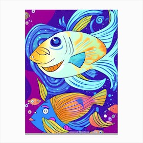 FishingFish005 Canvas Print