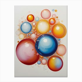 Bubbles 17 Canvas Print