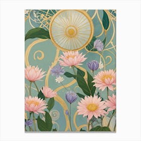 Lily Pattern Canvas Print