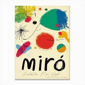 Mirò No 2 Canvas Print