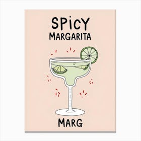 Spicy Margarita Marg 1 Canvas Print