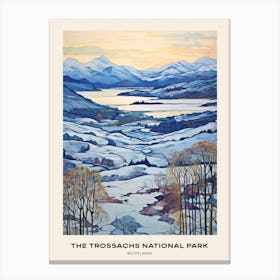 Loch Lomond And The Trossachs National Park Scotland 4 Poster Canvas Print