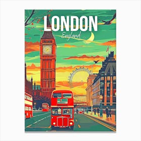 London Travel 1 Canvas Print