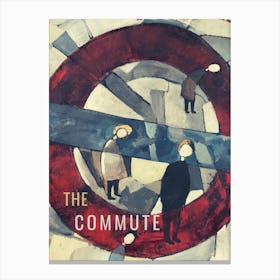 The Commute Clockwork Canvas Print
