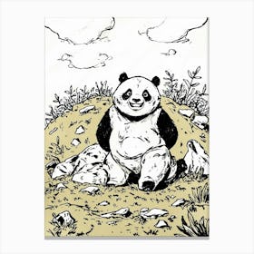 Panda Bear 5 Canvas Print