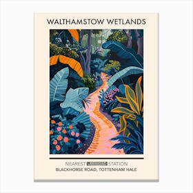 Walthamstow Wetlands London Parks Garden 2 Canvas Print